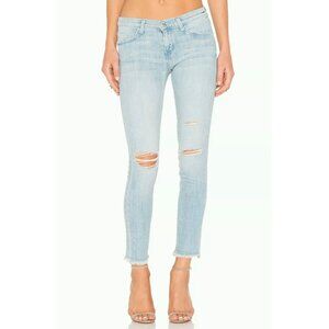 Current Elliott Womens Stiletto Jeans Mid Day Destroy Distressed size 25